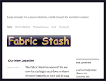 Tablet Screenshot of fabstash.com